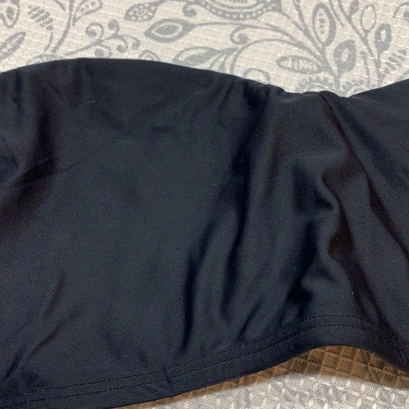 NWOT $82 PILYQ Black Bandeau Tie Bikini Top - Picture 8 of 11